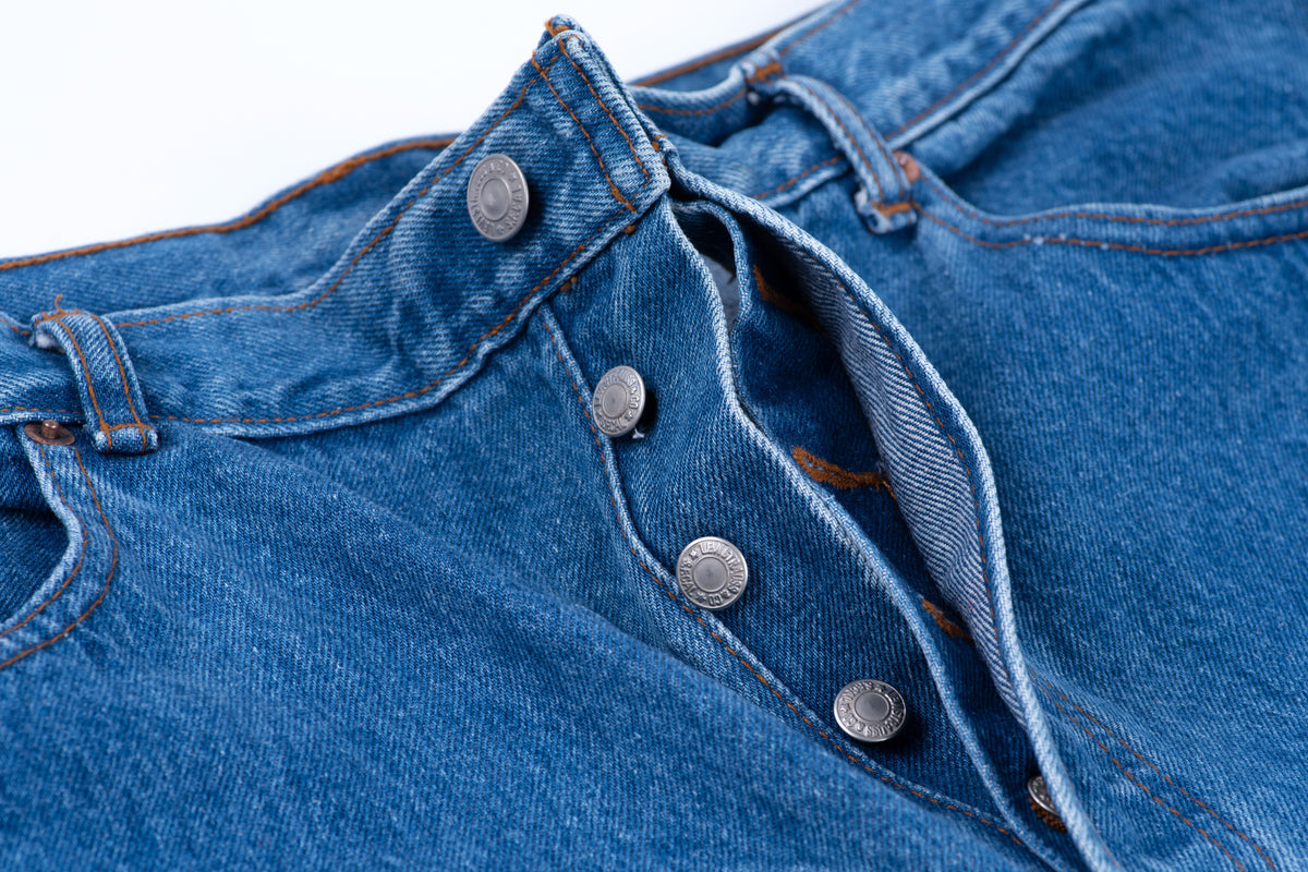Levi's 501 Men's Vintage Blue Jeans Made in USA, W38/L34