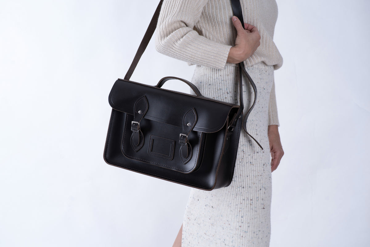 The Cambridge Satchel Company Dark Brown 15 inch Batchel – SecondFirst