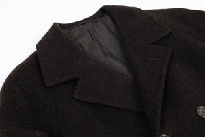 Men’s Loden Wool Double Breasted Coat, US 40, EU 50