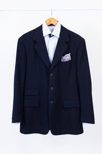 Polo Ralph Lauren Navy Blue Flannel Blazer, US 40, EU 50