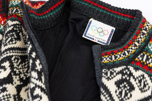 Dale of Norway 94 Lillehammer Olympics Polarwind Wool Cardigan, Men's L