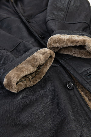 Soft Lambskin Brown Shearling Coat, Men's EU 54, US 44