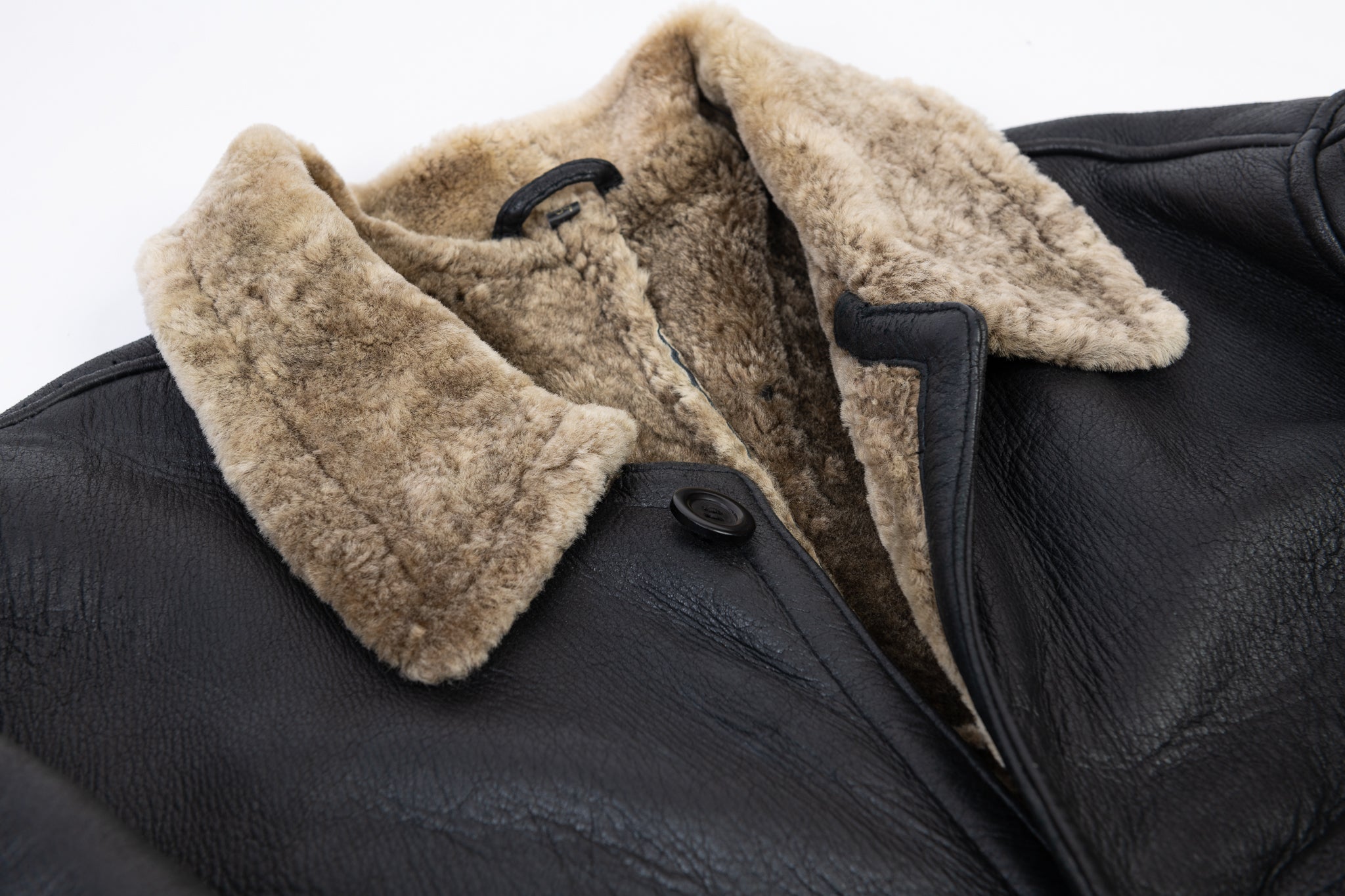 Soft Lambskin Brown Shearling Coat, Men's EU 54, US 44