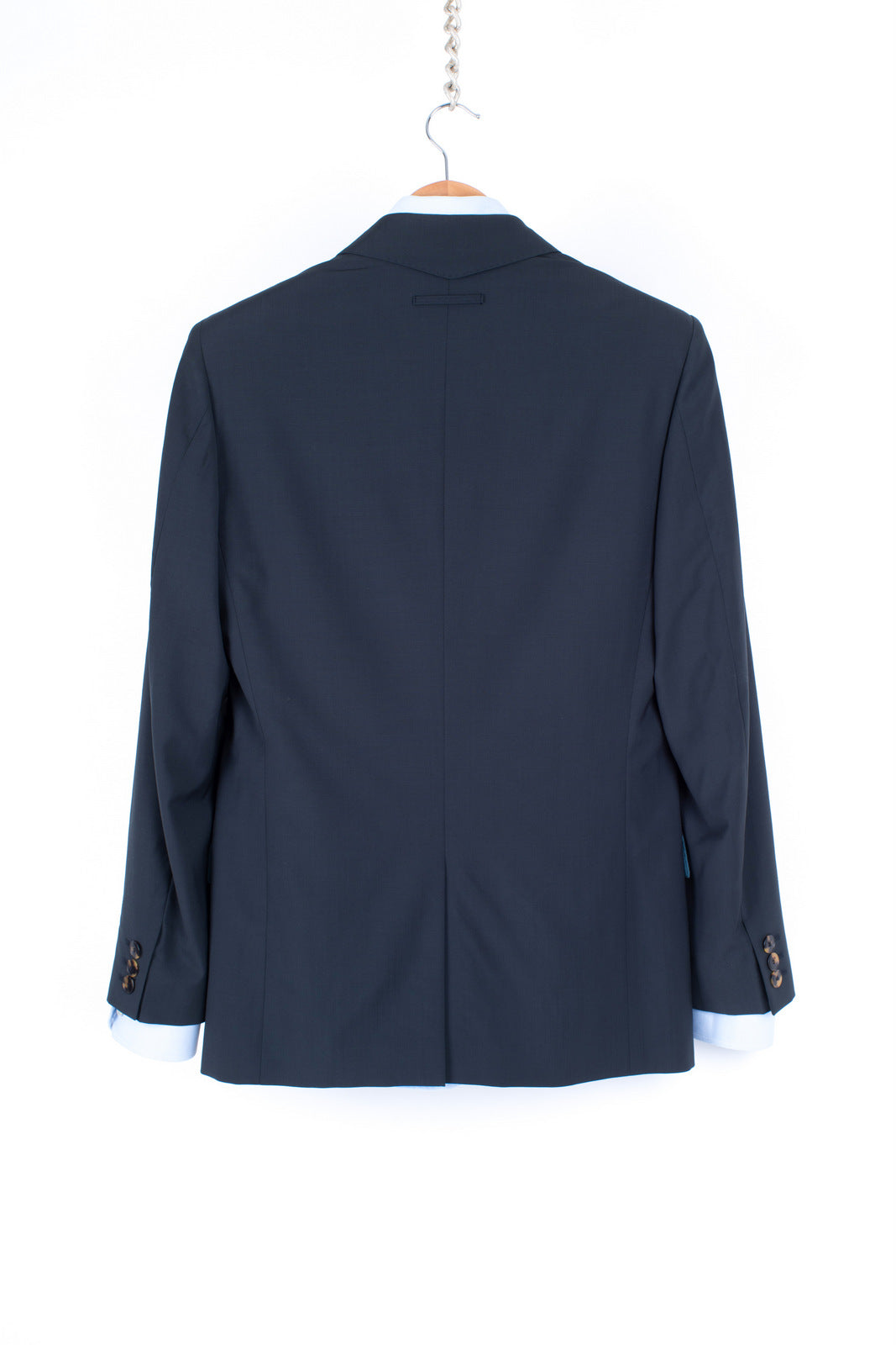 Jean Paul Gaultier Lightweight Blue Wool 2 Pieces Suit, US 38, EU 48