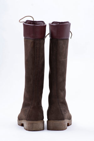 Timberland Premium Women's 14inch Knee High Brown Boots, EU 36, USA 5.5