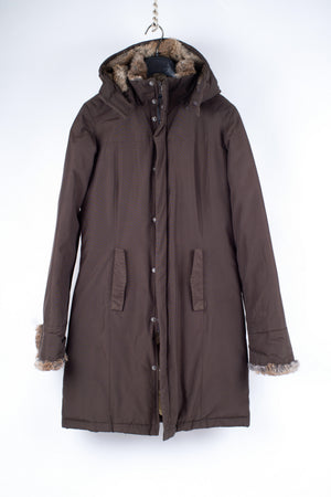 Woolrich Women's Brown Boulder Down Coat, Size XS – SecondFirst