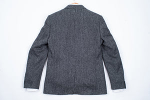 Tiger Of Sweden Herringbone Tweed Wool Blazer, US 40R, EU 50