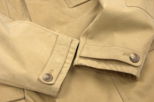 KAPRAUN Soft Calf Nubuck Leather Jacket, USA 46, EU 56 - secondfirst