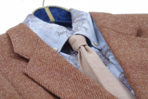 Harris Tweed Caramel Brown Wool Sport Coat Blazer, US 38R, EU 48R