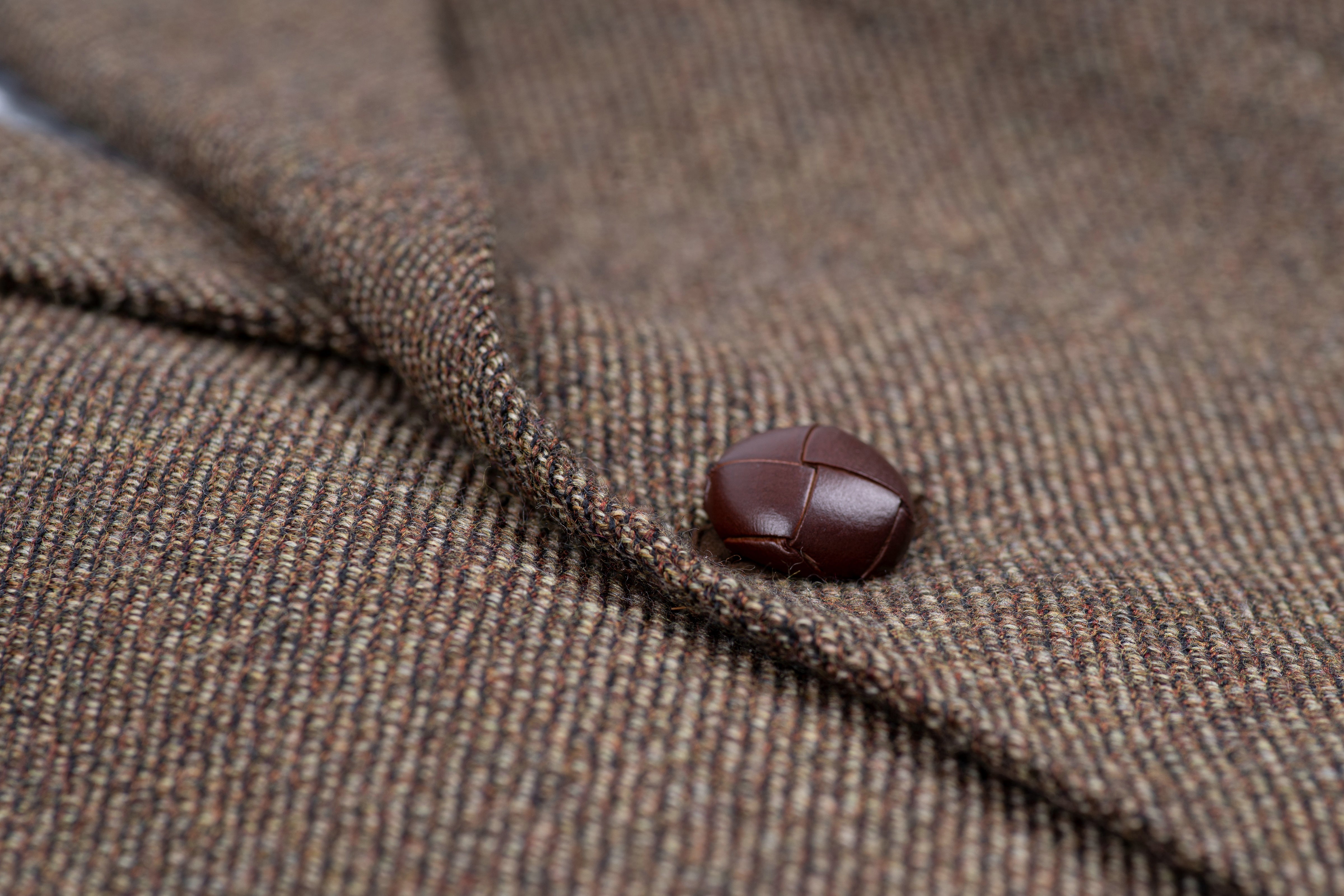 DAKS 100% Wool Men's Khaki Brown Blazer, US 44R, EU 54R