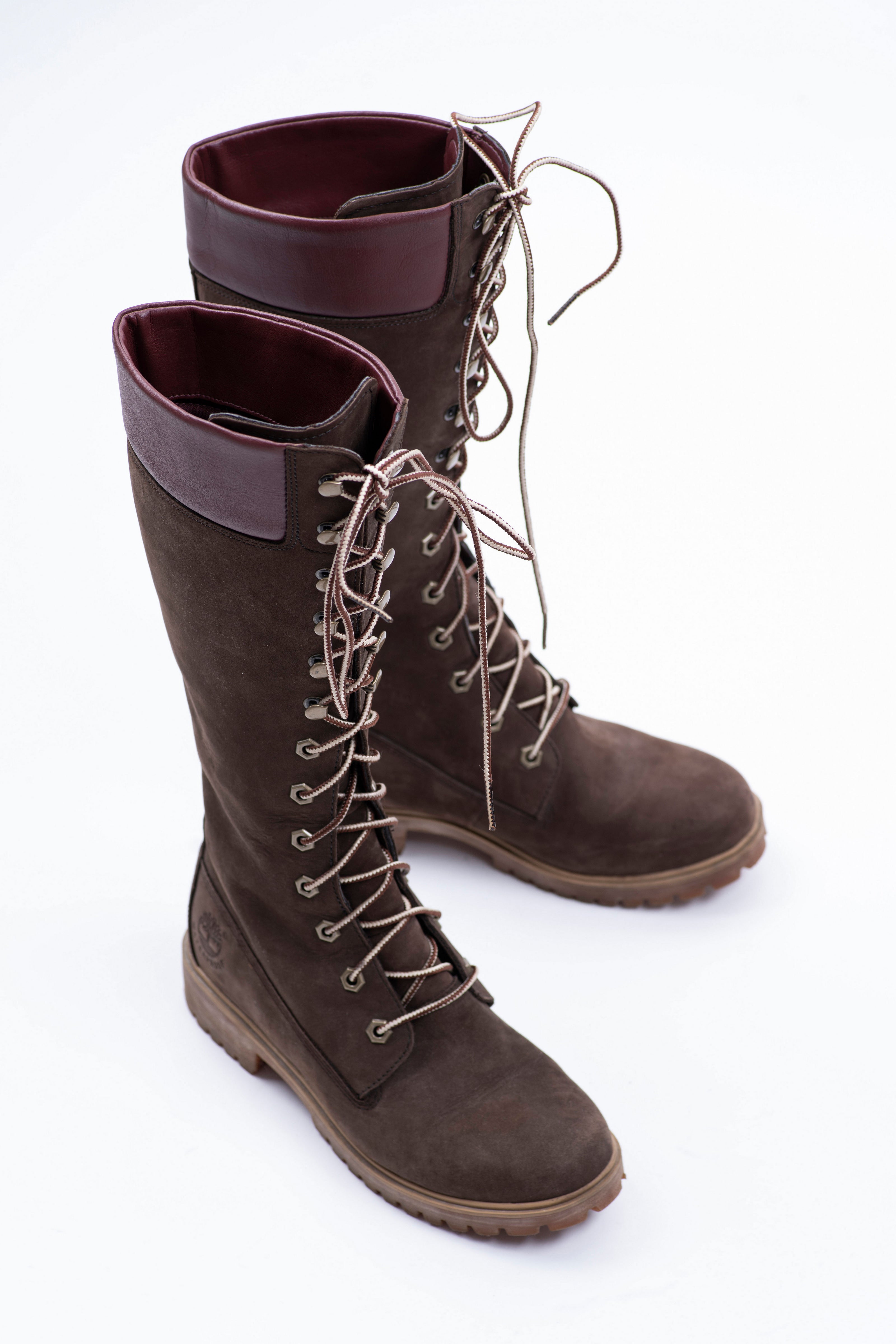 omvatten Tegenstander Uitgaan van Timberland Premium Women's 14inch Knee High Brown Boots, EU 36, USA 5. –  SecondFirst