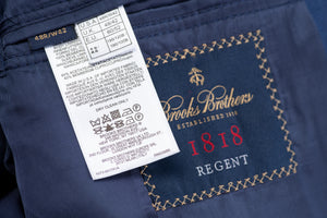 Brooks Brothers 1818 Regent Lightweight Blue 2 Pieces Suit, US 48R, EU 60