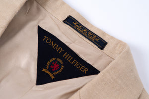 TOMMY HILFIGER Wool Silk Linen 3 Button Blazer, US 39R