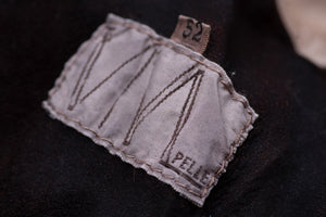VIVA Pelle Men's Double Breasted Sheepskin Shearling Coat, USA 42, EU 52