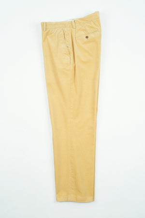 Polo by Ralph Lauren Men's Dark Yellow Classic Fit Corduroy Pants, 33/29