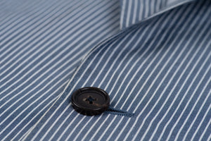 Suitsupply Silk & Linen 2 Button Striped Blazer US 42R, EU 52