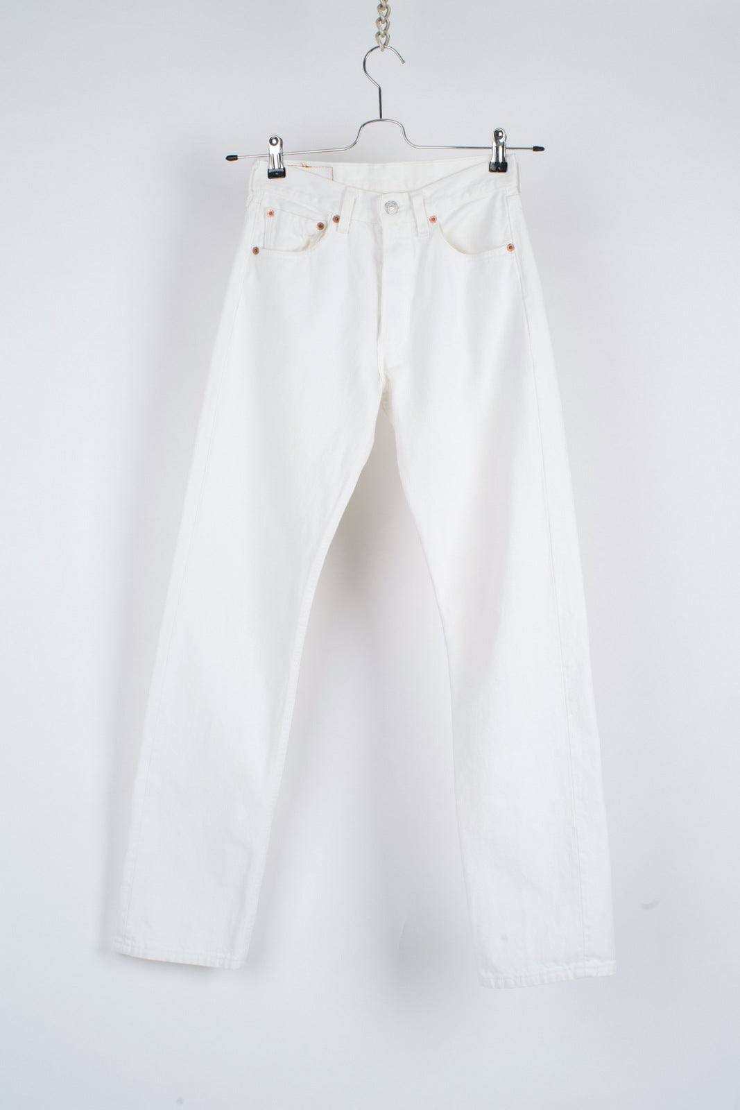 Levi’s 501 Vintage White Jeans Made in USA, W27/L32