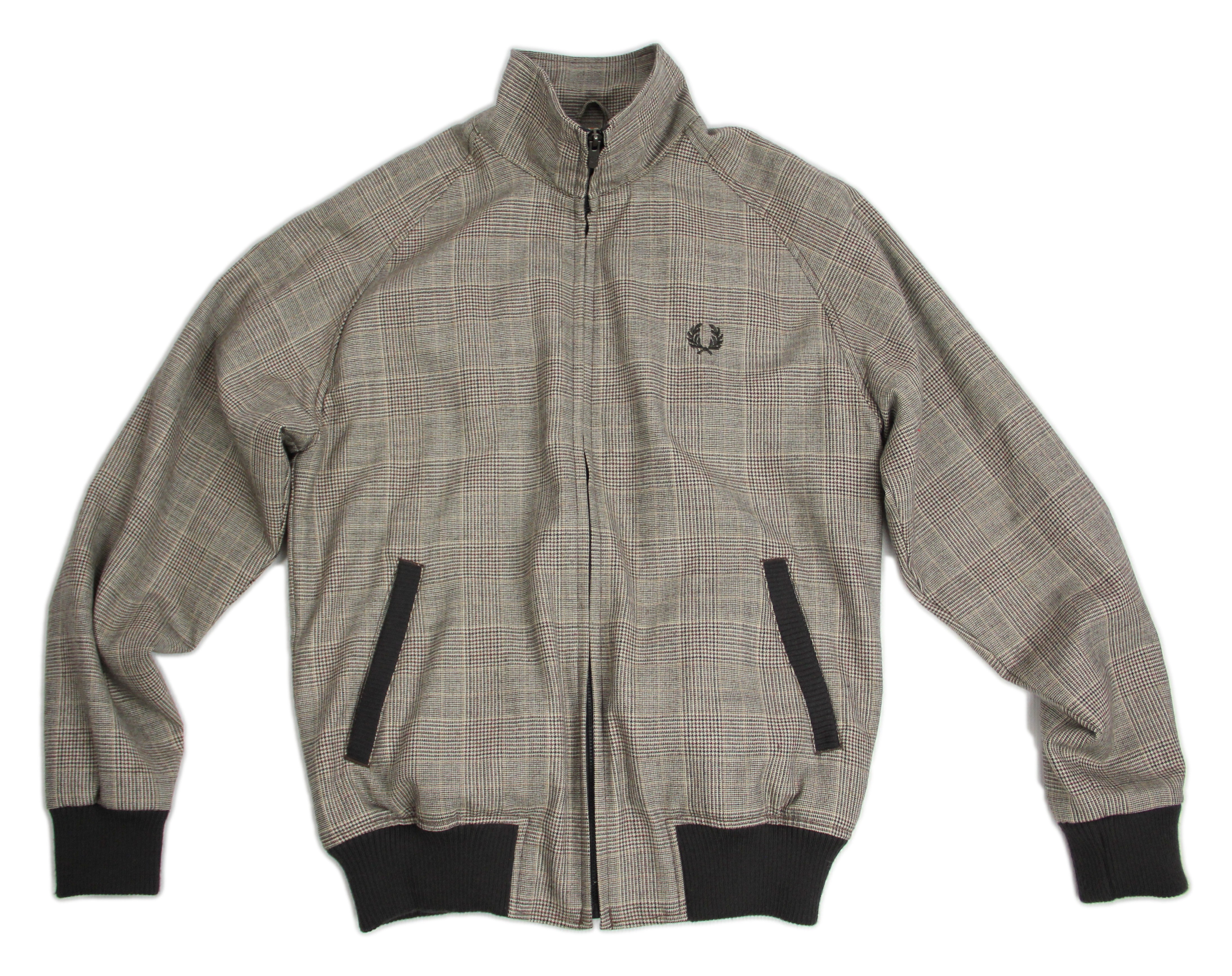 Men's Vintage Fred Perry Grey Harrington Jacket Size S