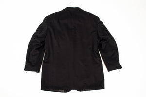 Hugo Boss x Loro Piana Black Brushed Wool-Cashmere Blazer, US 46R, EU 56