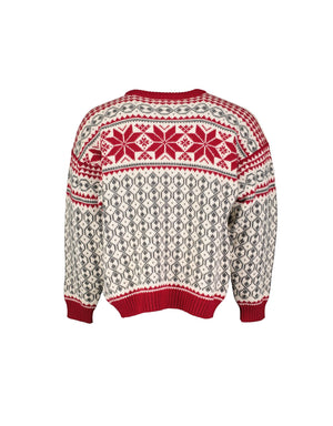 VOSS Scandinavian Wool Red Unisex Sweater, L