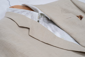 Pierre Cardin Paris Linen & Wool Summer Blazer Jacket, US 38, EU 48