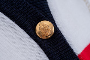 Women's Marine Themed Oversized Cotton Vest, Size S