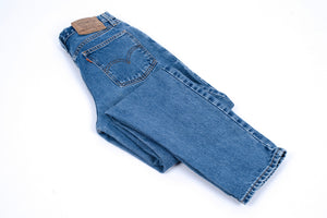 Levi’s 881 Vintage Orange Tab Light Blue Mom Fit Jeans W30/L32