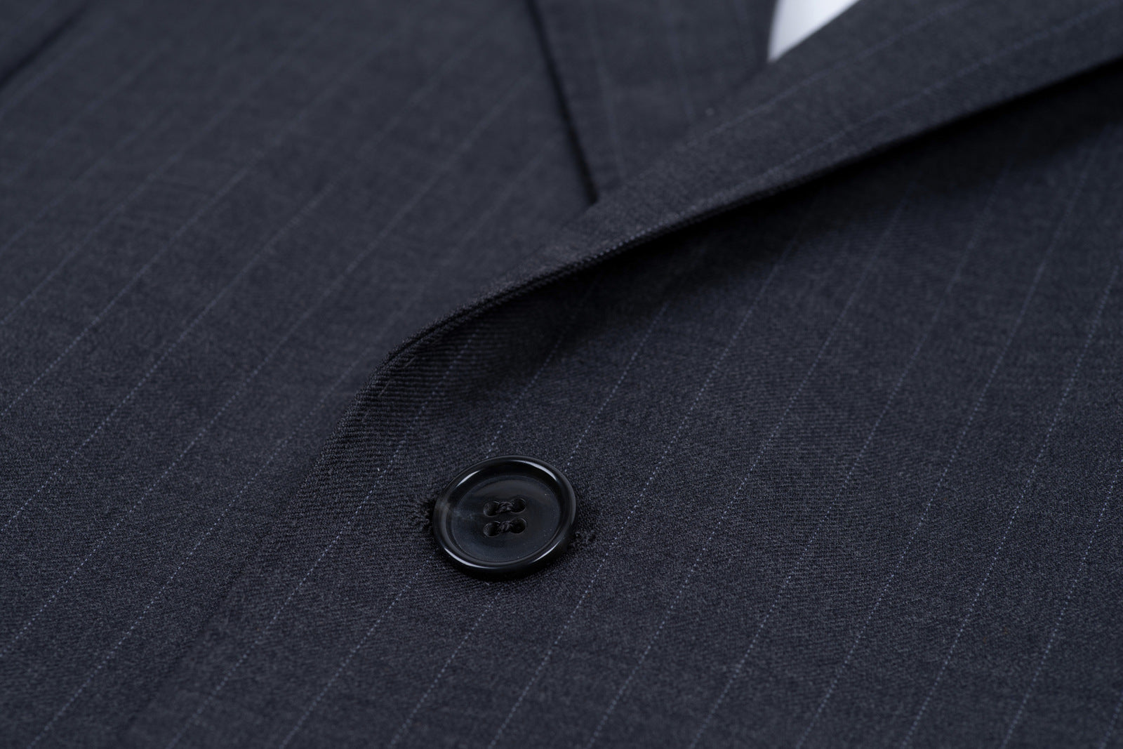 Suitsupply 2 Button Super 110's Wool Striped Gray Blazer US 40R, EU 50R