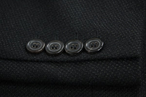 HUGO BOSS Wool Black Stretch Blazer, US 44 R/EU 54 - secondfirst
