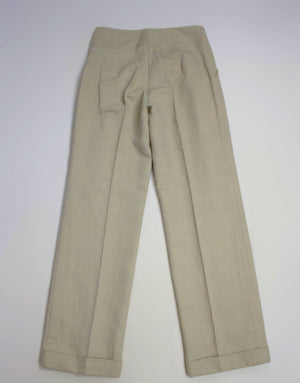NYGARDSANNA Wide Pleated Gray Pants/Trousers, EU 38, US 10, UK 12 - secondfirst