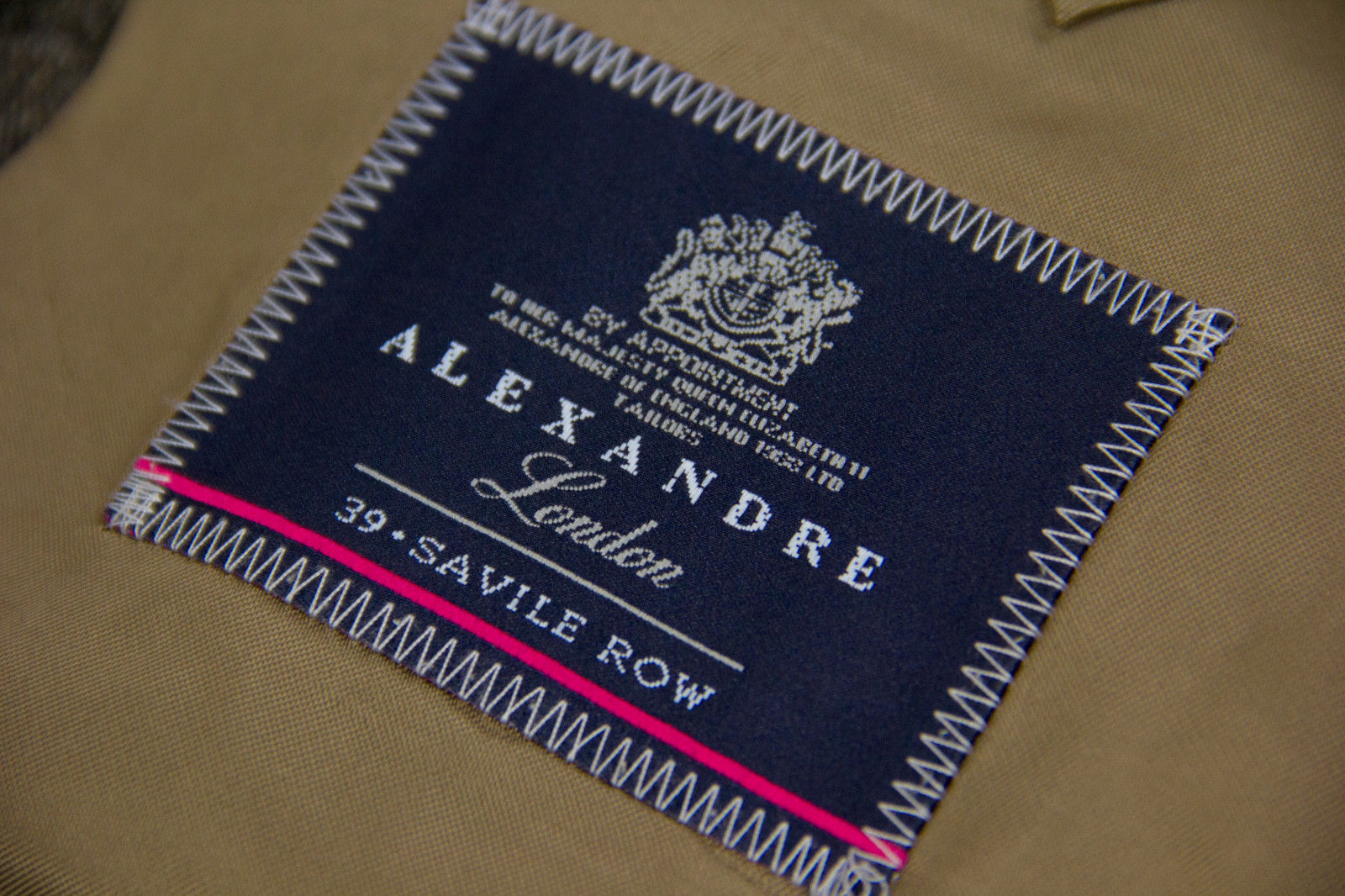 Alexandre Savile Row Cashmere Blend Twill Blazer US 44R, EU 54 - secondfirst