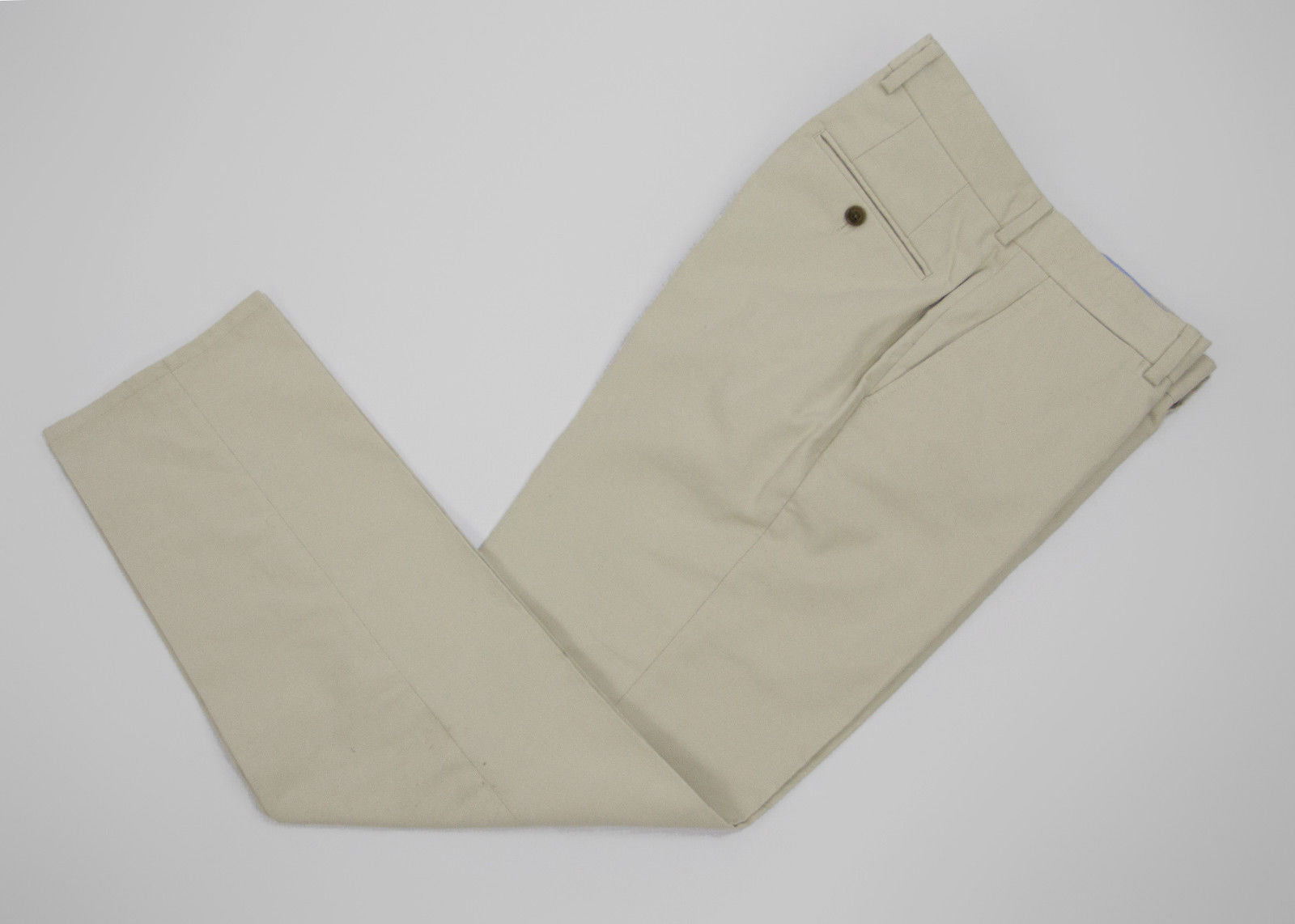 HACKETT Soft Cotton Flat Front Tailored Pants SIZE USA 34, EU 50 - secondfirst