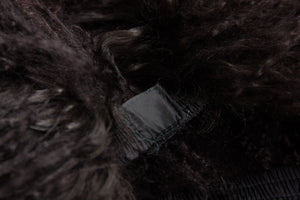 Ermanno Scervino Fur Trimmed Hooded Jacket, Size US8, EU38 - secondfirst