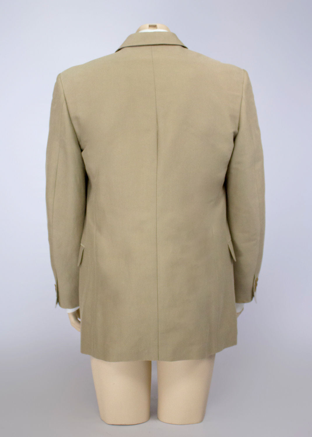 VERSACE VERSUS Beige 3btn Silk blend Blazer Jacket SIZE US 38 R/EU 48 R - secondfirst