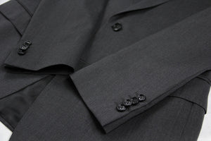 ERMENEGILDO ZEGNA Gray Wool Blazer Jacket, US 42R/EU52 - secondfirst
