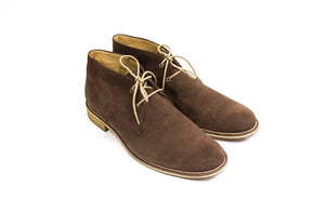 TOD’S No_Code Brown Suede Leather Desert Boots SIZE UK 7, US 8, EU 41 - secondfirst