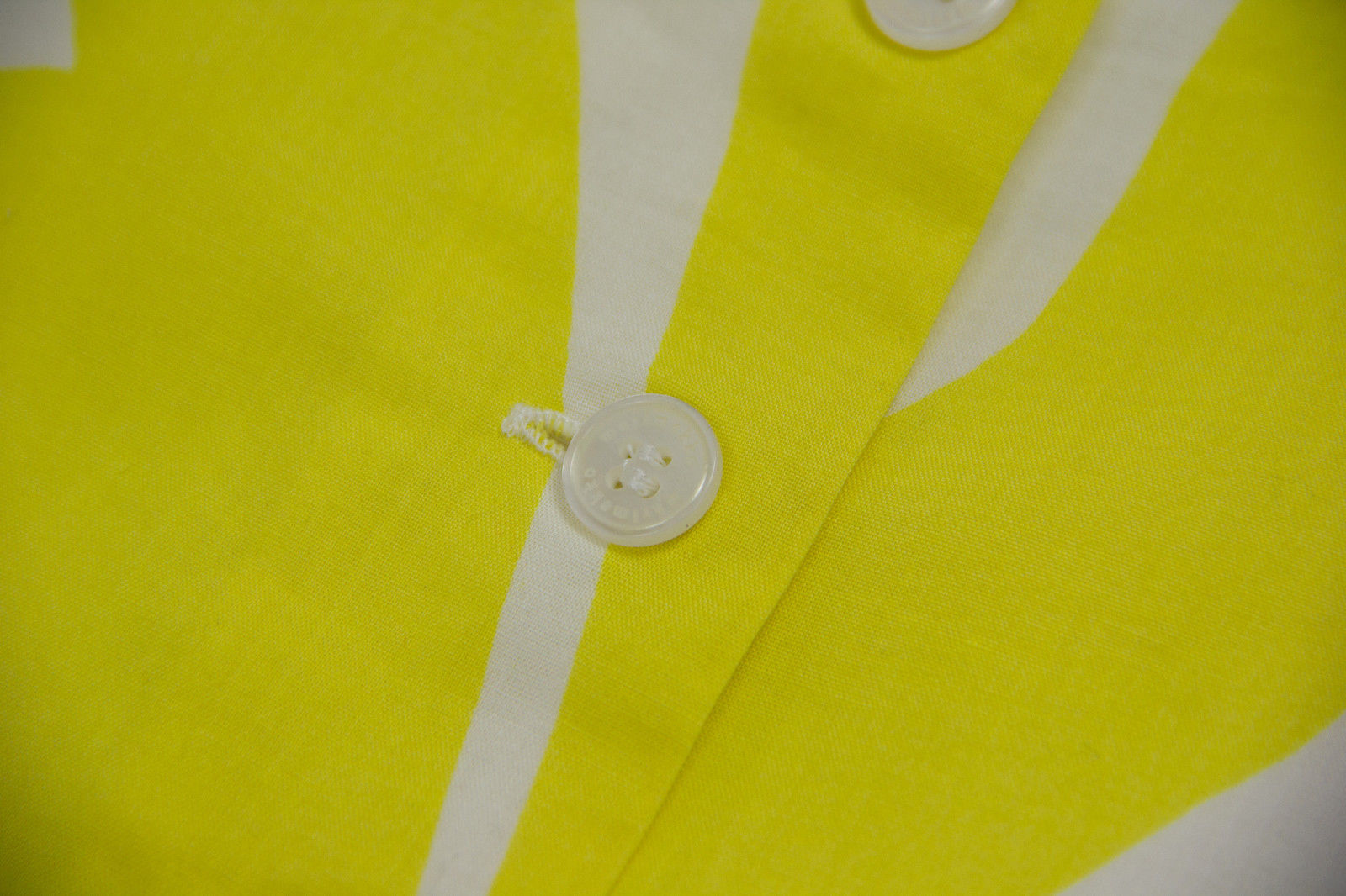 MARIMEKKO X Samu Jussi Koski Cotton Yellow Short Dress US 10, EU 38, UK 12 - secondfirst