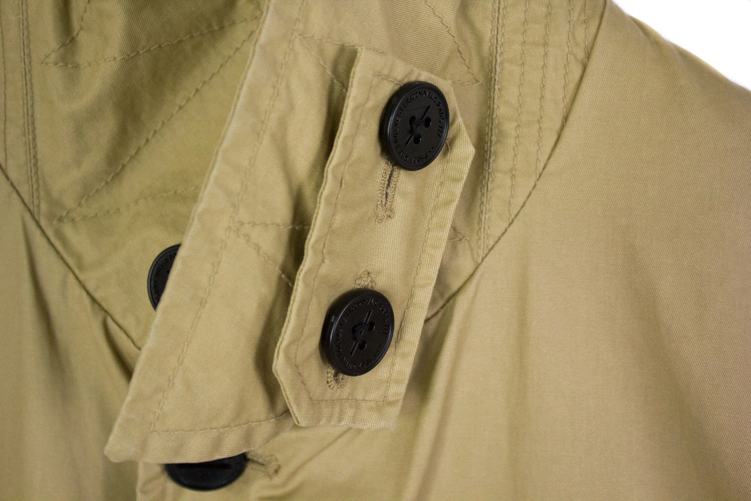 J.C. RAGS Men's Cotton Khaki Trench Coat, SIZE M - secondfirst