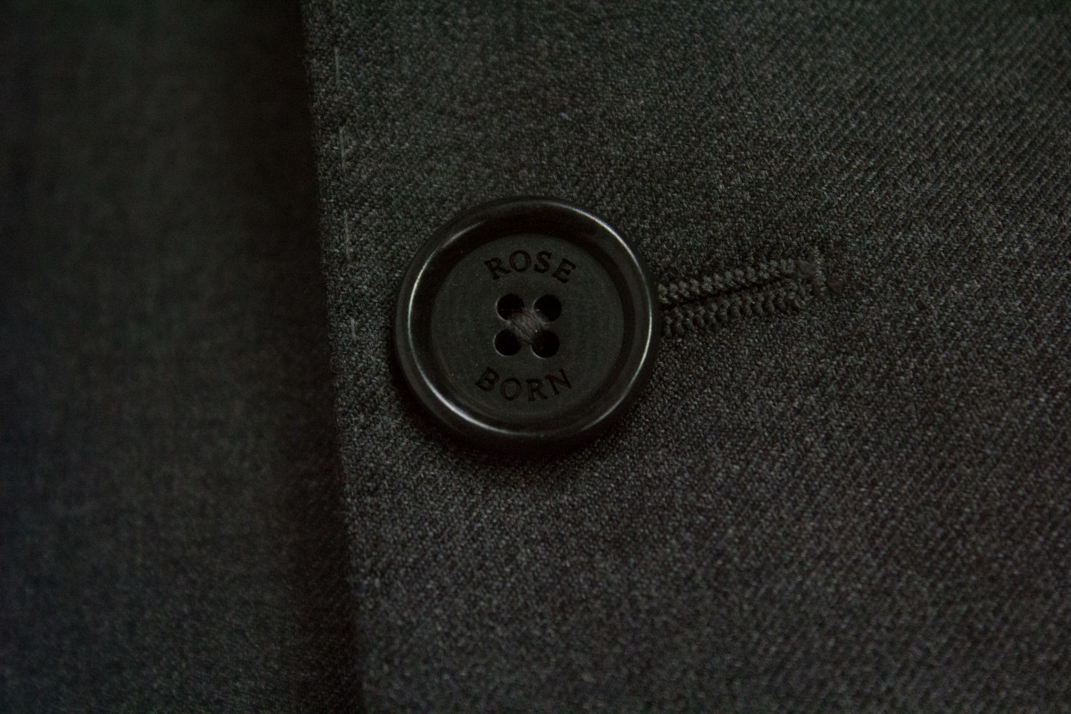 Rose & Born Loro Piana Wool Gray Blazer Jacket, US 40L, EU 50L - secondfirst