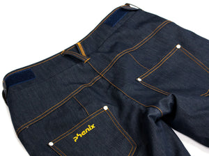 PHENIX Waterproof Insulated Denim Jeans Style Ski Snowboard Pants US 12, EU 42 - secondfirst