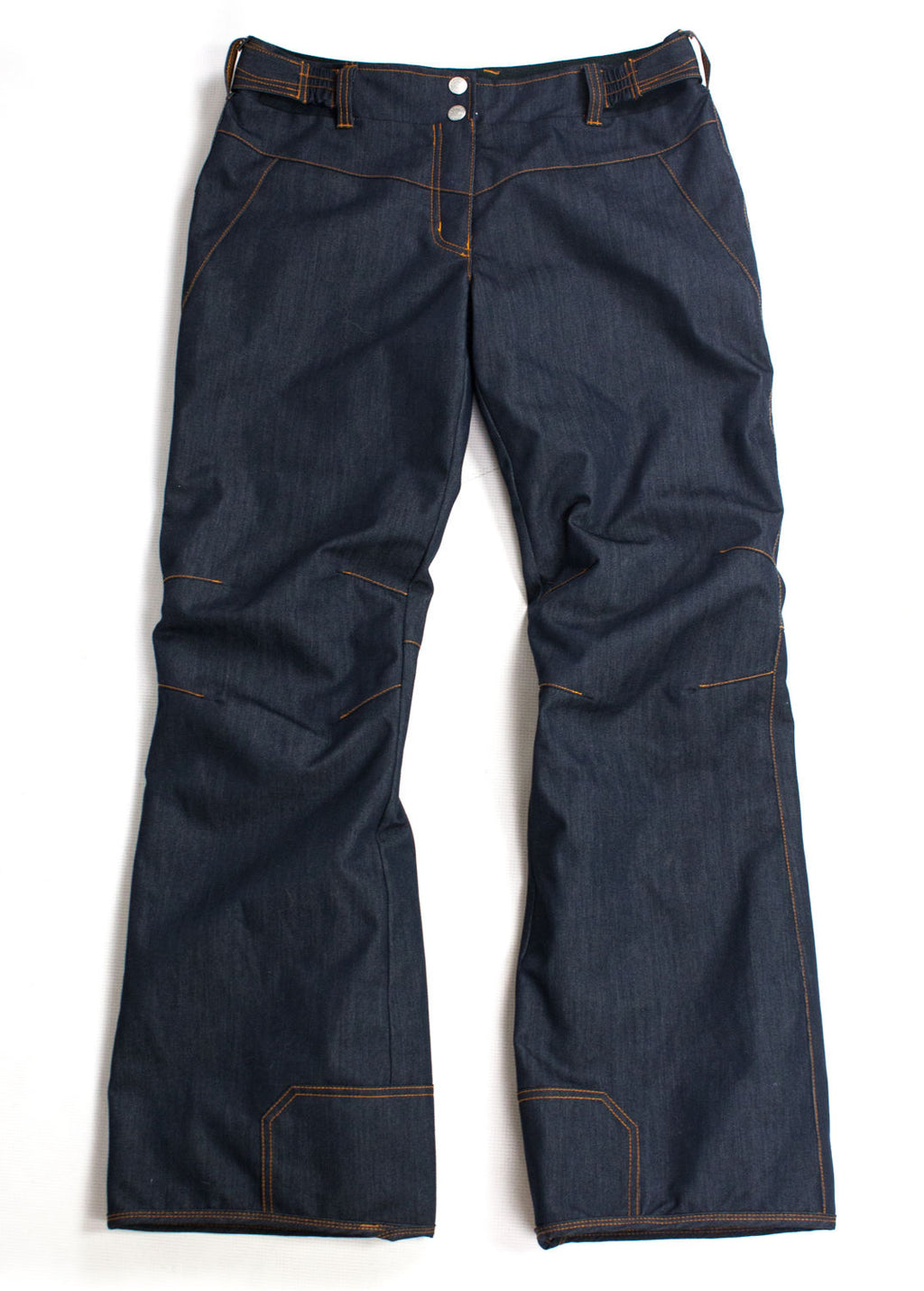 PHENIX Waterproof Insulated Denim Jeans Style Ski Snowboard Pants US 12, EU 42 - secondfirst