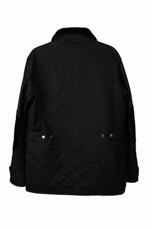 SAVVY CITIZEN Waxed Cotton Quilted Jacket, S - secondfirst