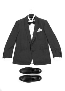 GIANNI VERSACE  100% Silk Polka Dot Black Blazer Jacket USA 42R - secondfirst