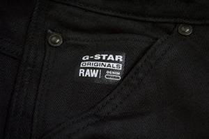 G-STAR SLIM TAPERED SKINNY BLACK COATED JEANS, 27/30 - secondfirst