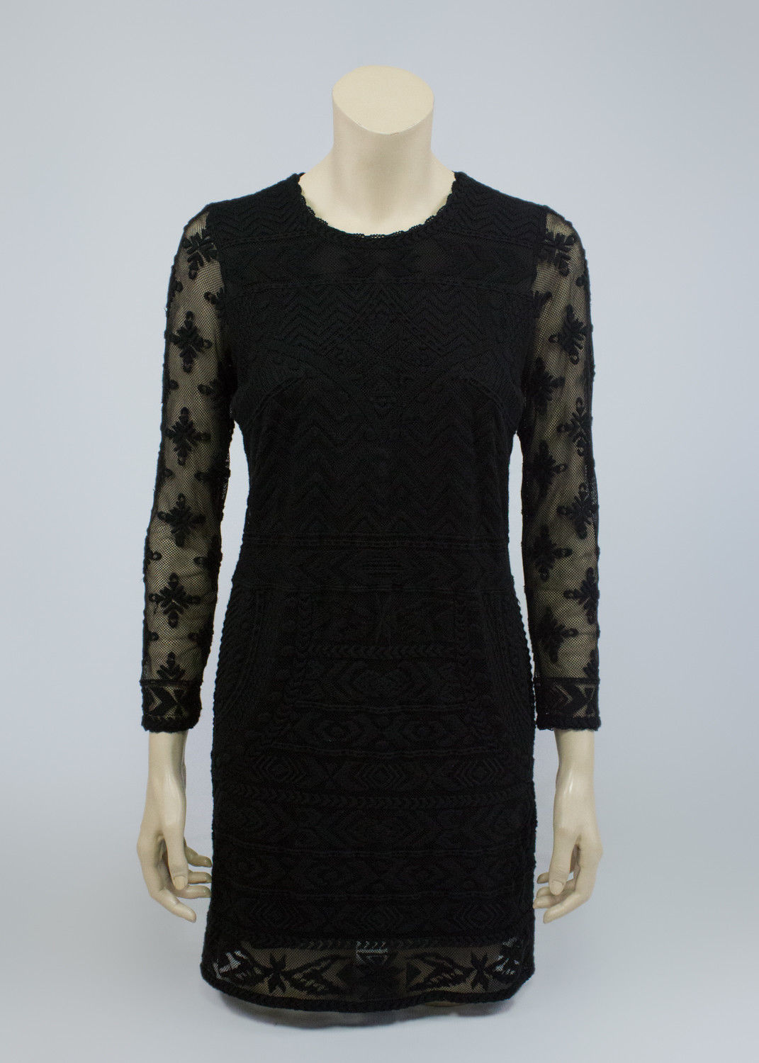 ISABEL MARANT x H&M Collaboration Black Lace Dress, SIZE M - secondfirst