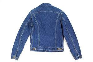 LEE Vintage Women's Blue Denim Rider Jacket, SIZE 38 Long, M - secondfirst