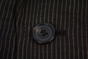 HUGO BOSS Linen Striped Blazer, US 40R/EUR 50 - secondfirst