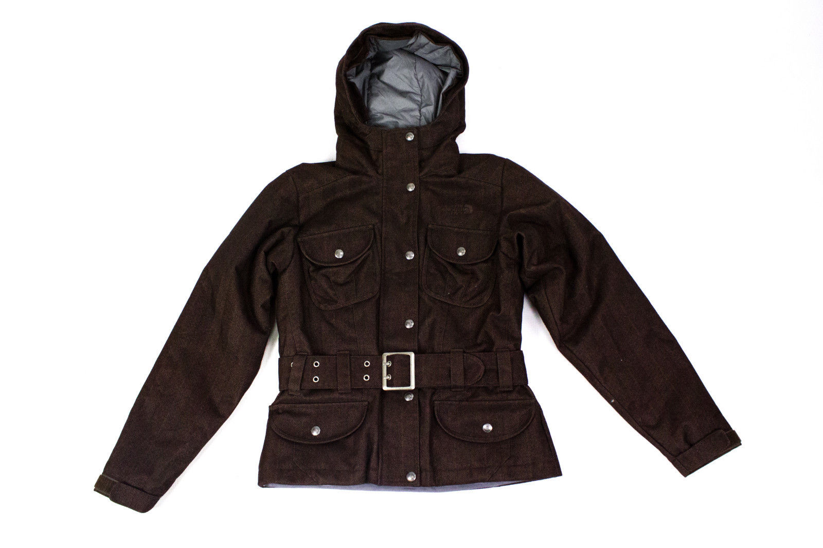 The North Face Primaloft® Insulated Brown Belted Jacket SIZE XS - secondfirst