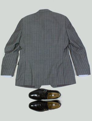ERMENEGILDO ZEGNA Wool-Silk 2 button Blazer US 44R, EU 54R - secondfirst