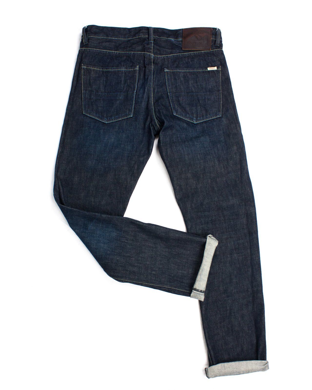 EMMETT "Bill" Thick Real Denim Slim Straight Indigo Blue Jeans SIZE 31/32 - secondfirst